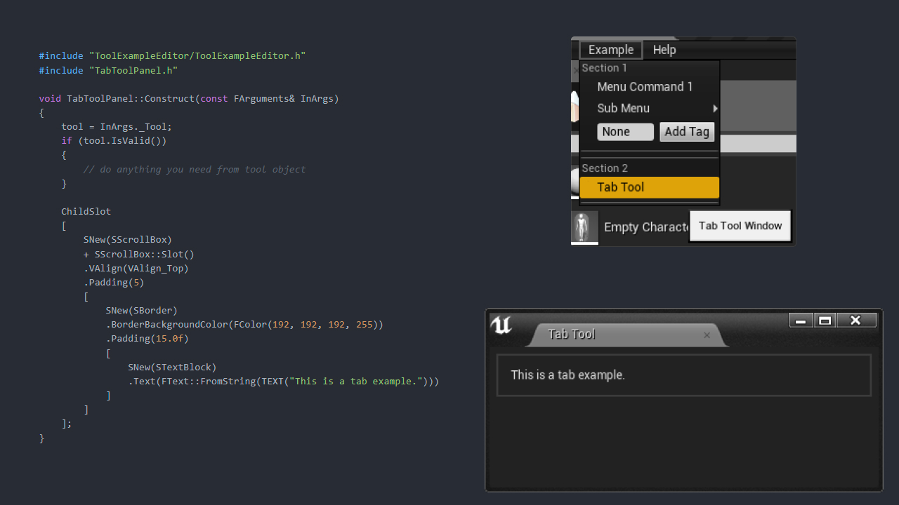 How to make tools in Unreal Engine