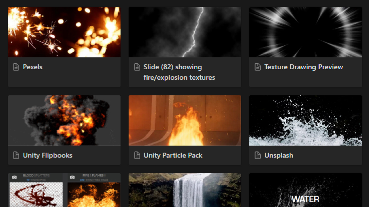 Textures for VFX - Database
